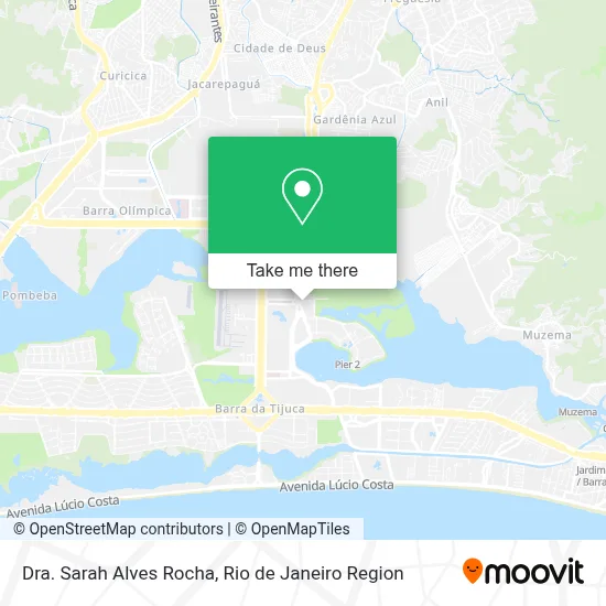 Dra. Sarah Alves Rocha map