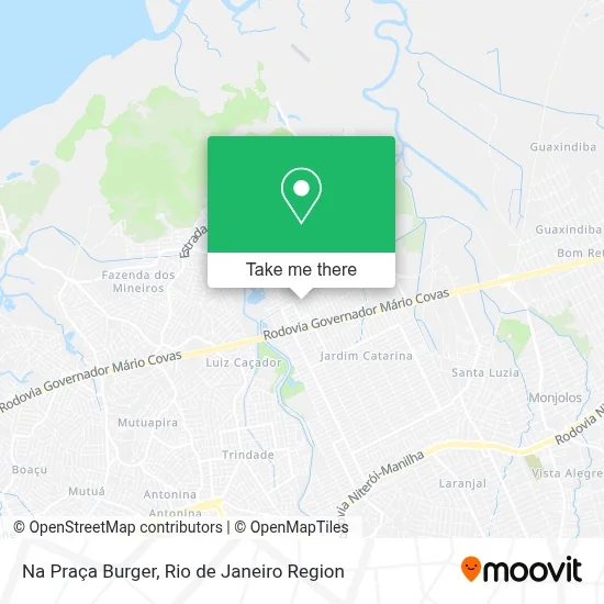 Na Praça Burger map