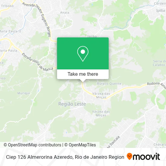 Ciep 126 Almerorina Azeredo map
