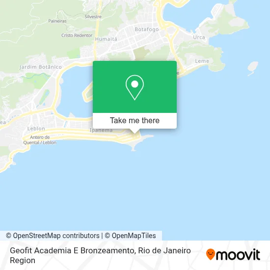 Geofit Academia E Bronzeamento map