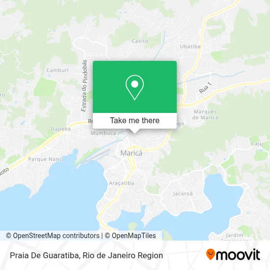 Praia De Guaratiba map