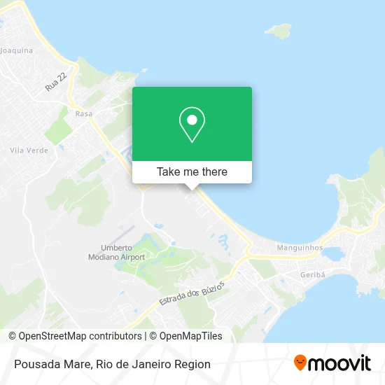 Pousada Mare map