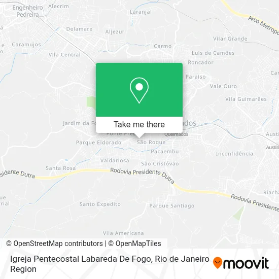 Igreja Pentecostal Labareda De Fogo map