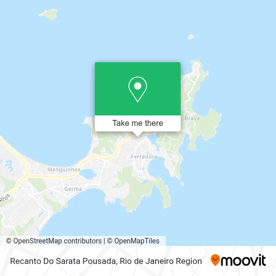 Recanto Do Sarata Pousada map