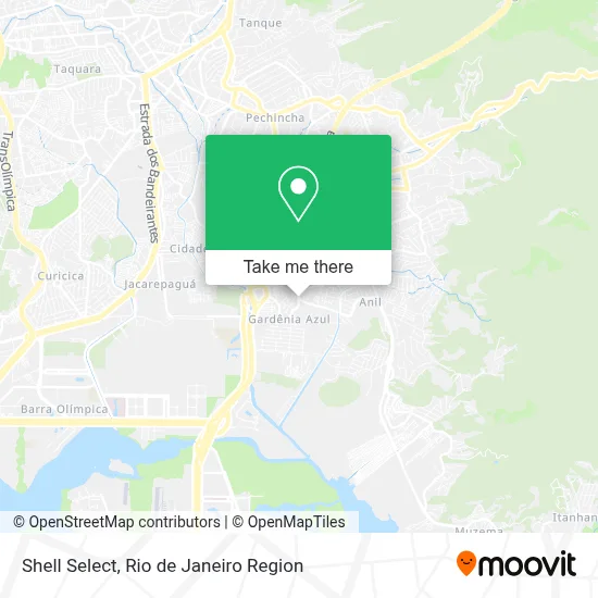 Shell Select map