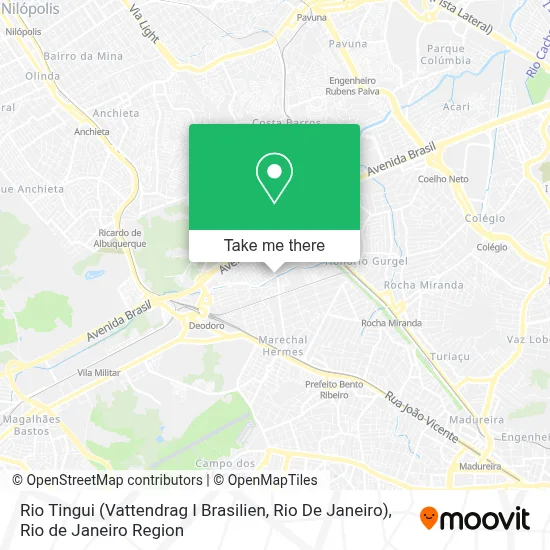 Rio Tingui (Vattendrag I Brasilien, Rio De Janeiro) map