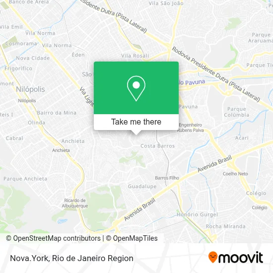 Nova.York map