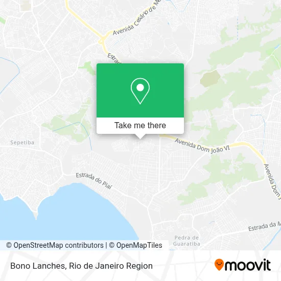 Bono Lanches map