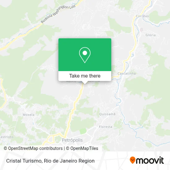 Cristal Turismo map