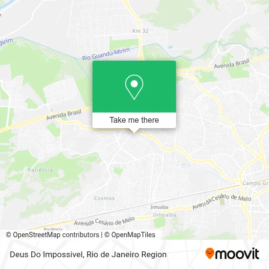 Deus Do Impossivel map