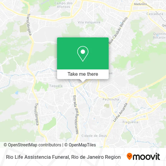 Rio Life Assistencia Funeral map
