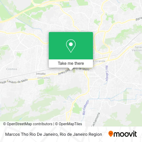 Marcos Tho Rio De Janeiro map