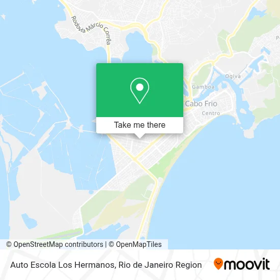 Auto Escola Los Hermanos map