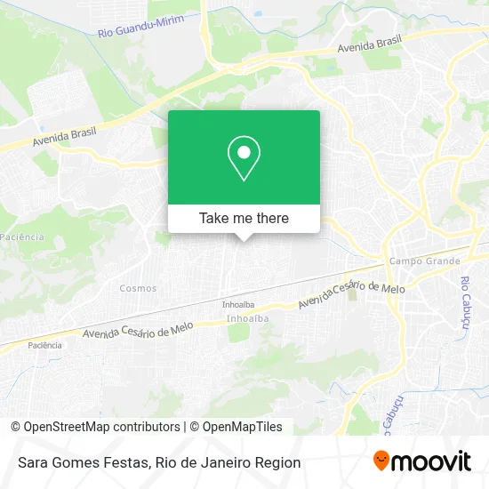 Sara Gomes Festas map