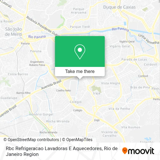 Rbc Refrigeracao Lavadoras E Aquecedores map