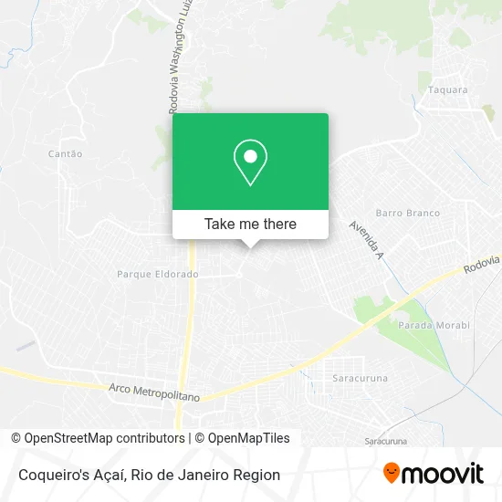 Coqueiro's Açaí map