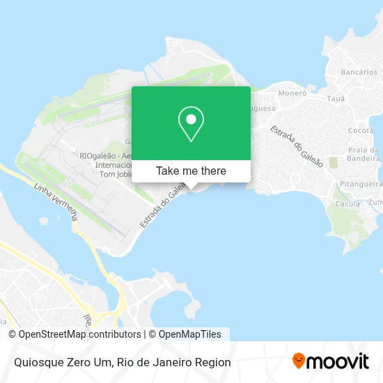 Quiosque Zero Um map