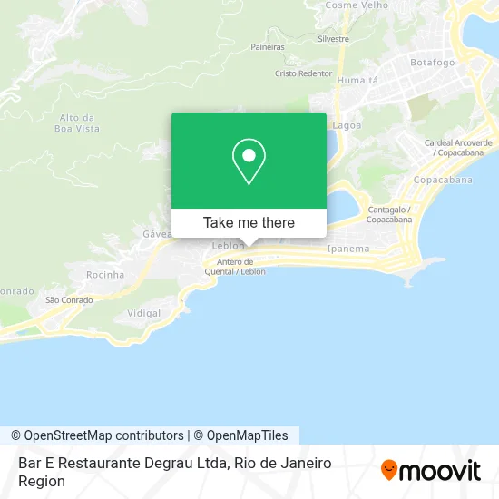 Bar E Restaurante Degrau Ltda map