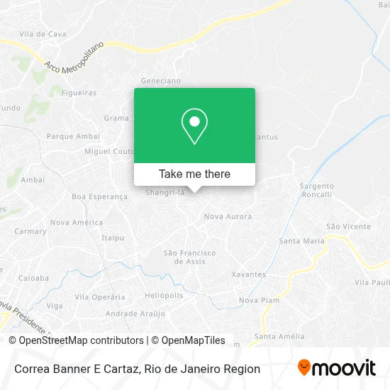 Correa Banner E Cartaz map
