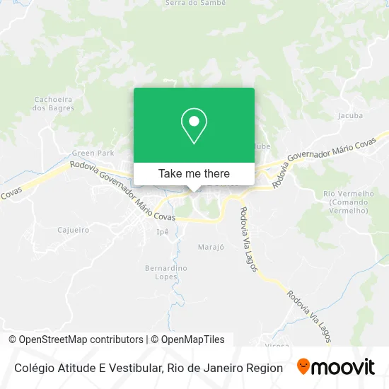 Colégio Atitude E Vestibular map