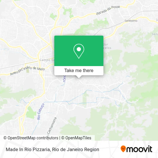 Made In Rio Pizzaria map