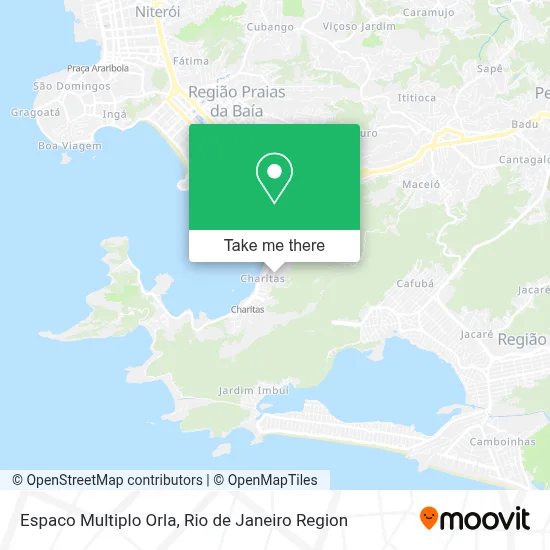 Espaco Multiplo Orla map
