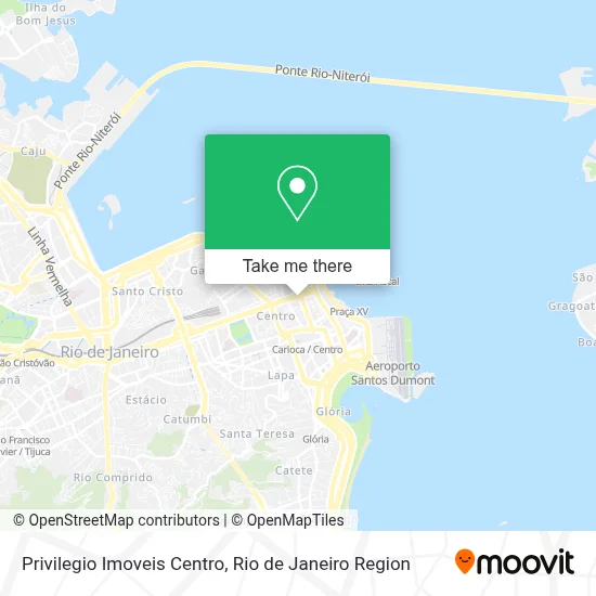 Privilegio Imoveis Centro map