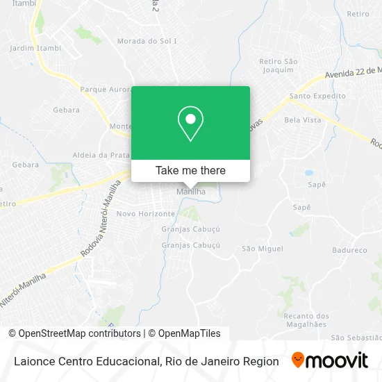 Laionce Centro Educacional map