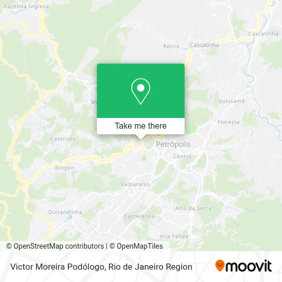 Victor Moreira Podólogo map