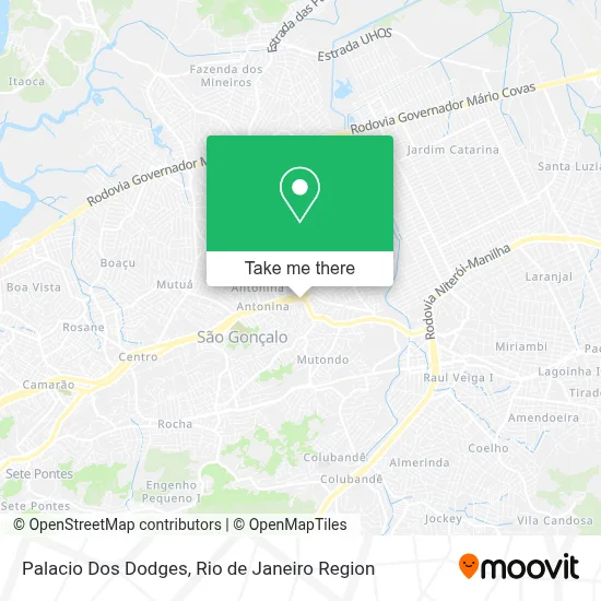 Palacio Dos Dodges map
