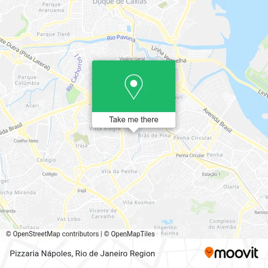 Pizzaria Nápoles map