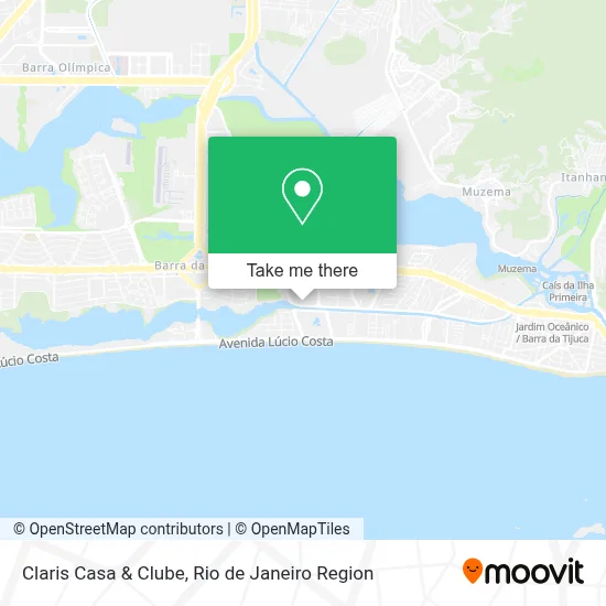 Claris Casa & Clube map