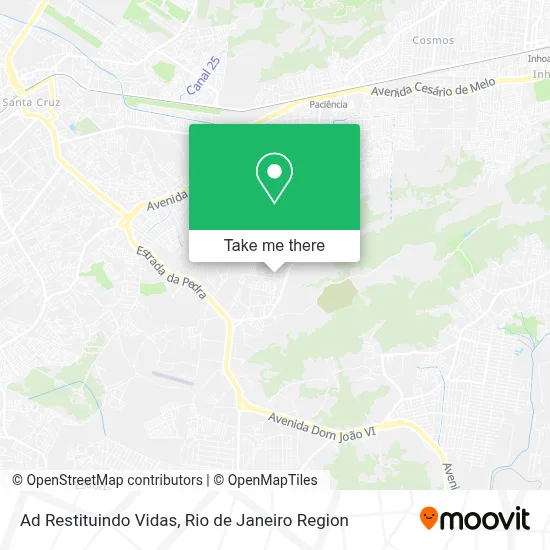 Ad Restituindo Vidas map