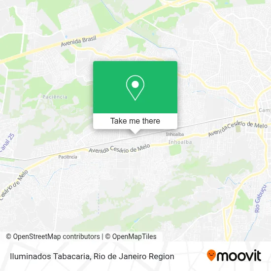 Iluminados Tabacaria map