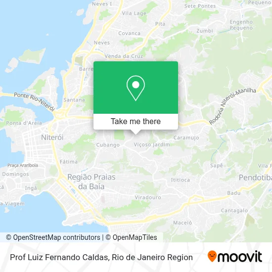 Prof Luiz Fernando Caldas map