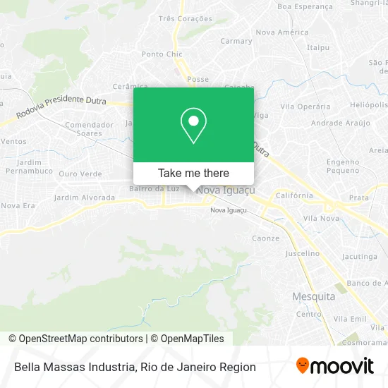 Bella Massas Industria map