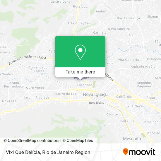 Vixi Que Delícia map