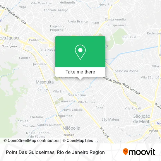 Point Das Guloseimas map