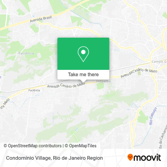 Condomínio Village map