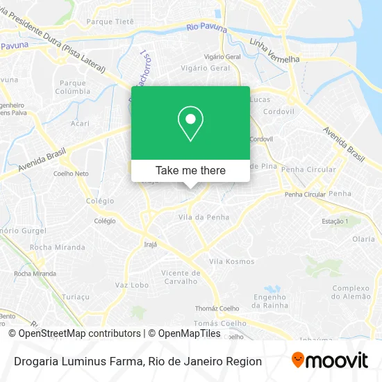 Drogaria Luminus Farma map