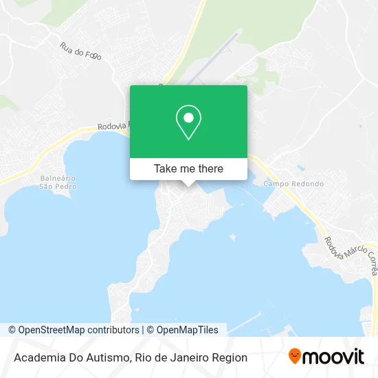 Academia Do Autismo map