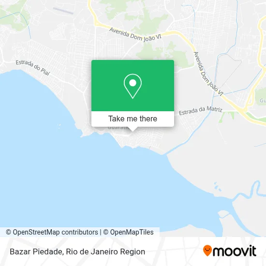 Bazar Piedade map