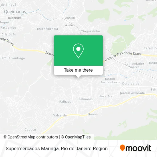 Supermercados Maringá map