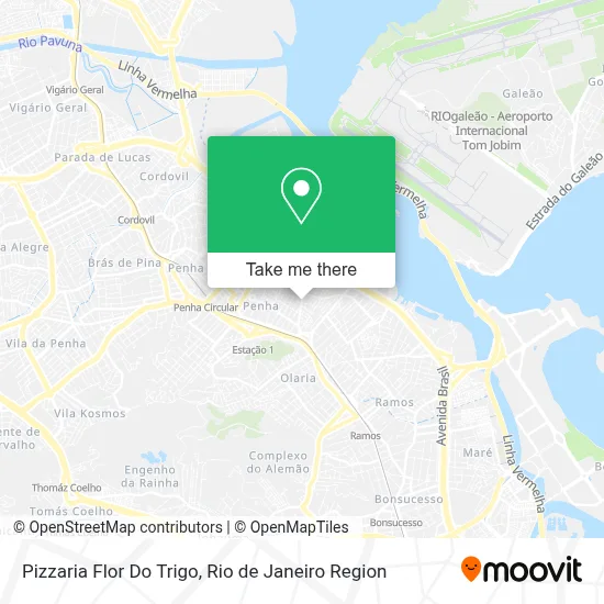 Pizzaria Flor Do Trigo map