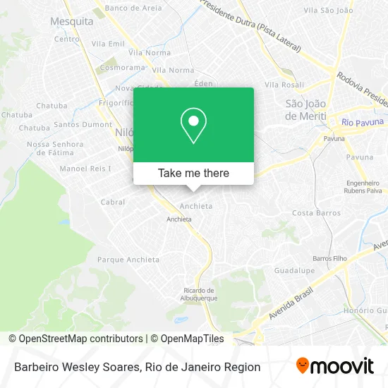 Barbeiro Wesley Soares map