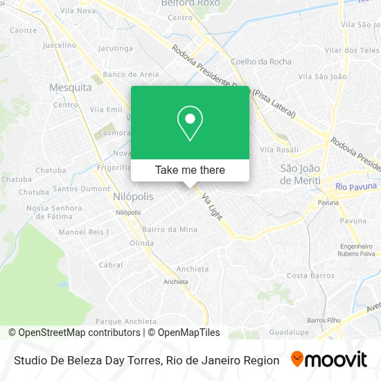 Studio De Beleza Day Torres map
