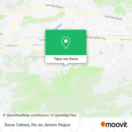 Bazar Calissa map