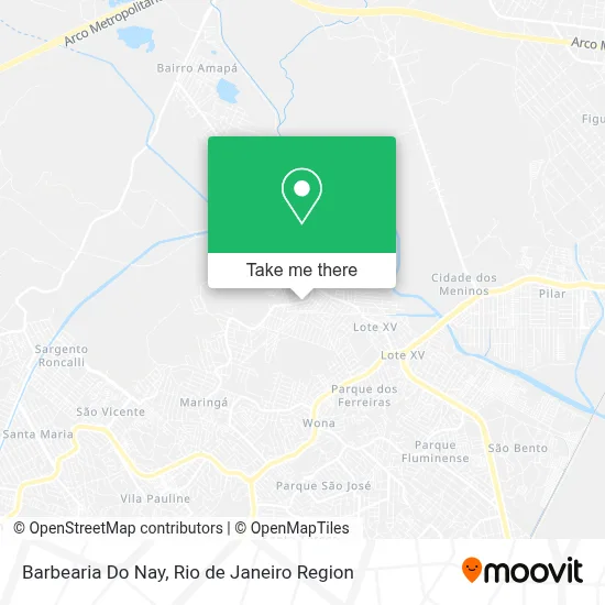 Barbearia Do Nay map