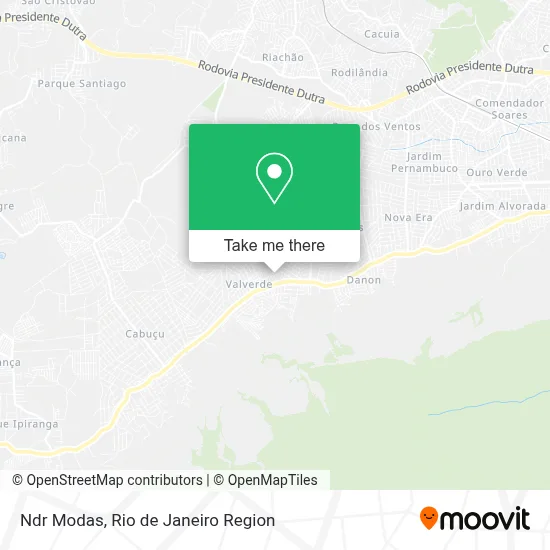 Ndr Modas map