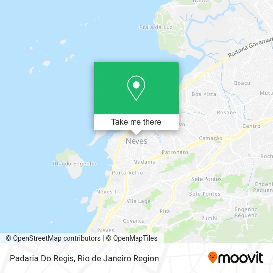 Padaria Do Regis map